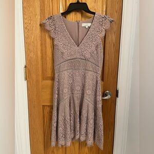 Light purple lace dress, worn once!